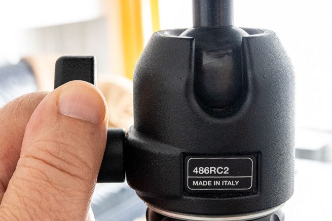 Stativkopf Schleifpunkt finden