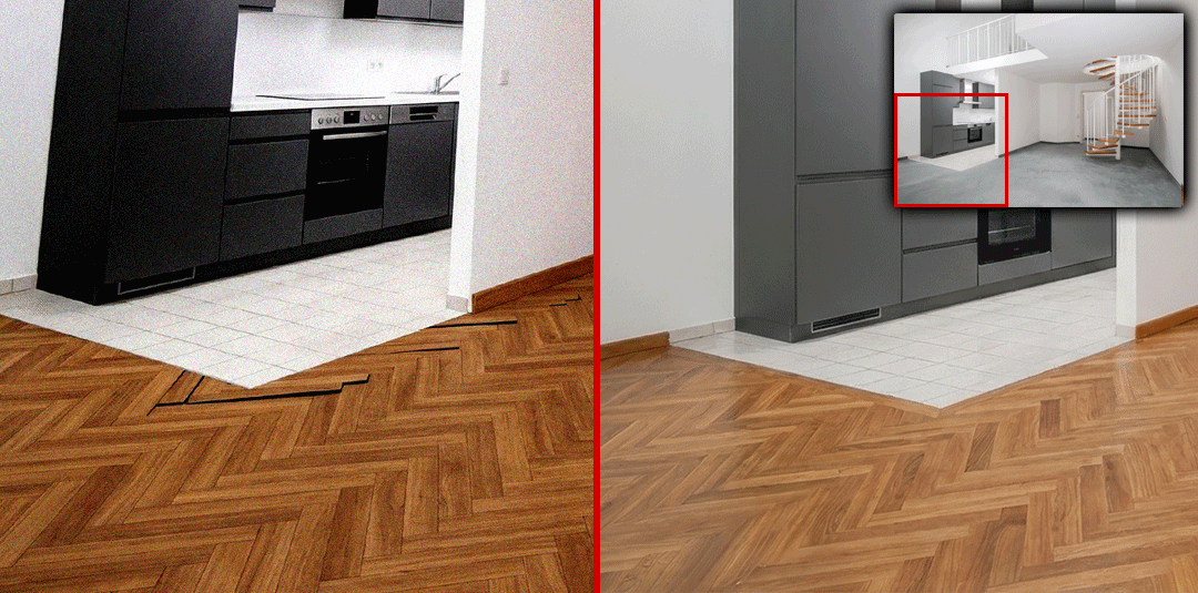 Detailreiches Foto erleichtert der KI die Erkennung von Schatten und Reflexionen für ein realistisches Bild. Detailreiches Foto erleichtert der KI die Erkennung von Schatten und Reflexionen für ein realistisches Bild.