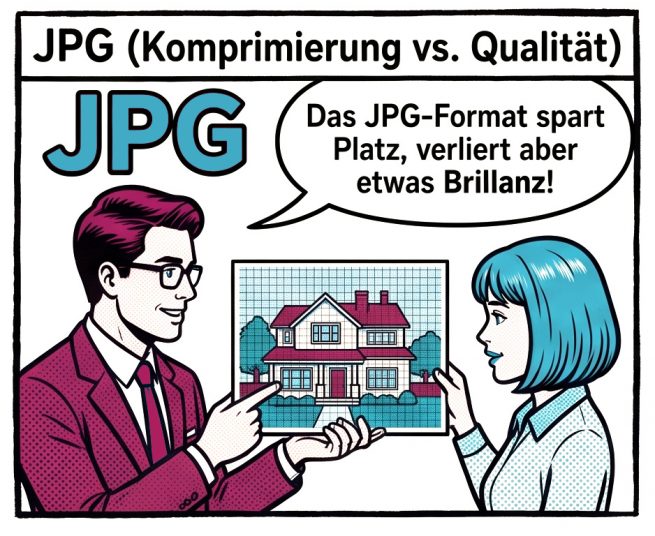 JPEG - Online-Dateiformat Immobilienfotos
