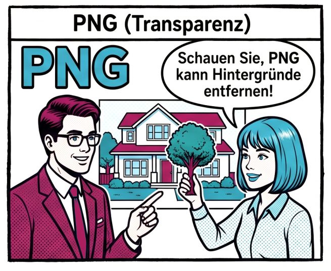 PNG - Grafik-Dateiformat Immobilienfotos