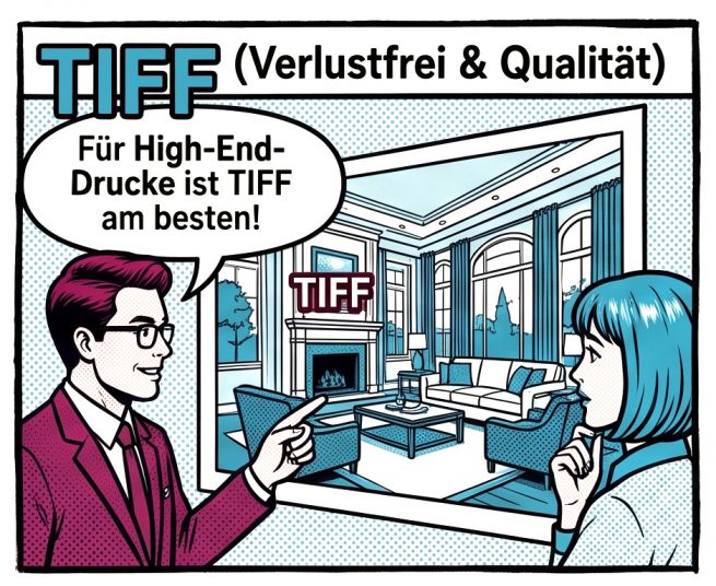 TIFF - Print-Dateiformat Immobilienfotos